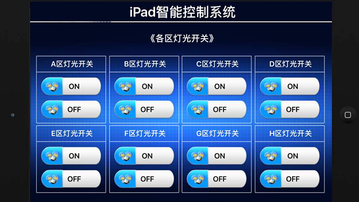 pad上的展厅中控系统